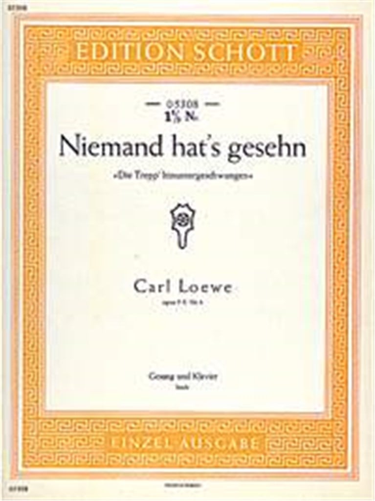 Niemand hat's gesehn op. 9 Heft X Nr. 4